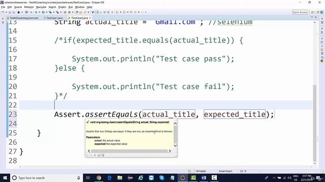 3 Adding Assertions and Reporting Failures