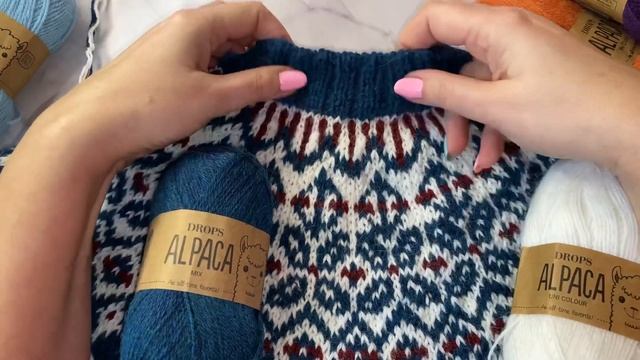 Обзор пряжи Drops alpaca и Drops Nord смотреть онлайн