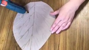 Как сделать молд  для листьев больших цветов, своими руками
