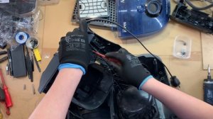 How to disassemble /repair of ZELMER Solaris Twix 5500.0 H T (ZVC552HT) - Display blinks after star