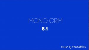 MonoCRM 8.1