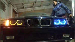 BMW ангельские глазки своими руками