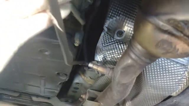 Mercedes W211 Замена датчика кислорода Лямбда зонд Mercedes W211, W219 How to Replace Oxygen Sensor