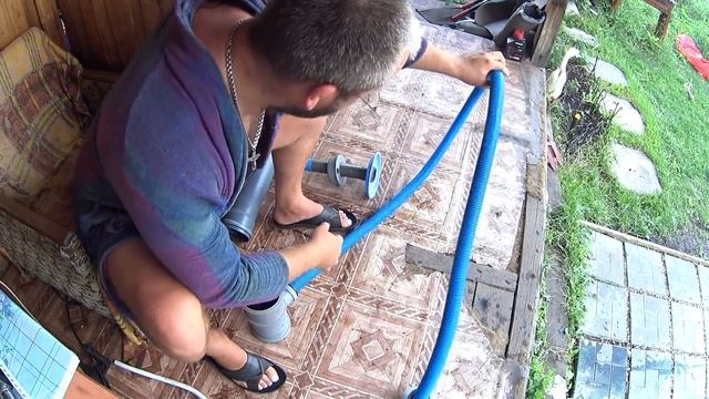 Скиммер из сантехнических труб своими руками! смотреть онлайн