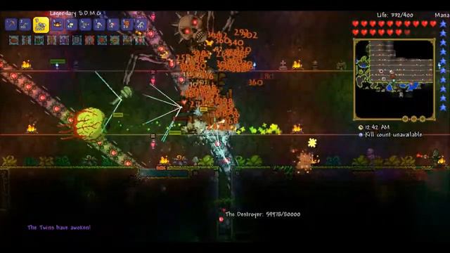 [Terraria] 1 Hero Vs All Bosses (MrTheEpicNinjaGuy's Map) смотреть онлайн