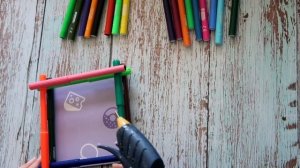 Не выбрасывайте старые фломастеры | Органайзер для детской просто и быстро| Мусор в дело