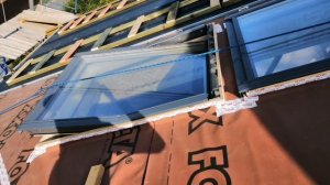 Обход окон на фальцевой кровле