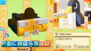 Picross 3D Round 2! Book 31 Ready To Race Puzzle 180-182 Hard Mode