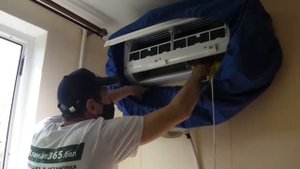 Полное обслуживание настенного кондиционера в квартире. Смотрите как правильно | Климат365