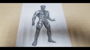 Рисунок Черная Пантера