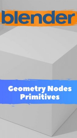 Короче говоря я начал изучать ГеометриНодс- Blender - Mesh - Primitives! Уроки Blender