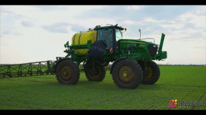 Самоходный опрыскиватель John Deere М4040. Решения Trimble для внесение СЗР #johndeere