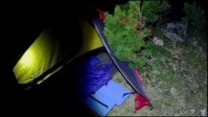 5е спальное место в трехместной палатке tramp mountain 3