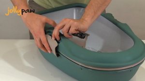 Лоток для кошек JOLLYPAW, с бортом, сеткой и доп поддонами, модель Berto.