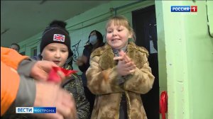 В костромской девятиэтажке торжественно открыли лифт