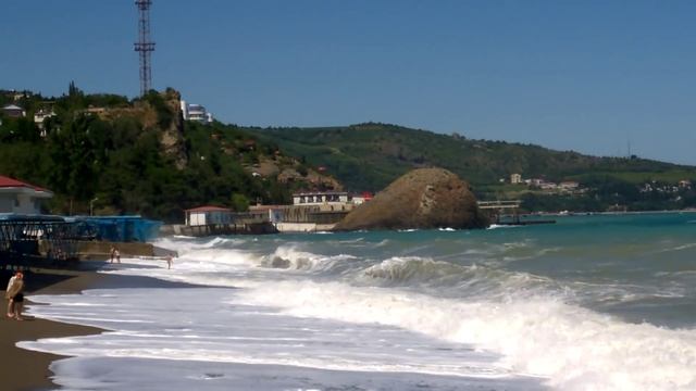 Пляж санатория Крым (Партенит) смотреть онлайн