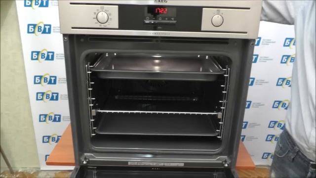 Обзор духового шкафа AEG BP5013001M смотреть онлайн