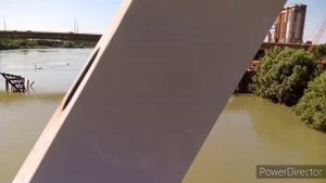 Строительство нового моста через Кубань в Краснодаре.