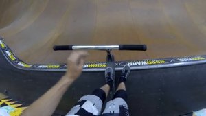 Как делать ДРОП, Как скатываться с рампы на САМОКАТЕ? Woodward West