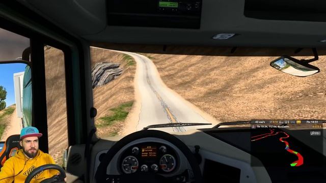 ТАКИХ ДОРОГ Я ЕЩЕ НЕ ВИДЕЛ - ETS 2 МОДЫ - EURO TRUCK SIMULATOR 2 + РУЛЬ смотреть онлайн