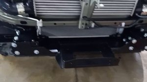 Площадка под лебедку для Toyota Hilux