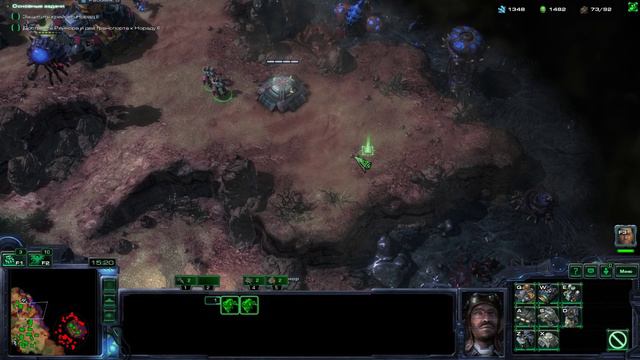 Starcraft 1 на движке Starcraft 2 - Mass Recall. Терраны 06: Норад II смотреть онлайн
