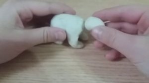 Лепим белого медведя