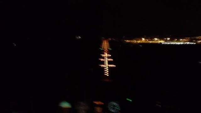 Night landing in Luton. Ночное приземление в Лутоне.