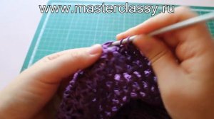 Как связать красивый и объемный берет для ребенка 4-6лет: видео урок