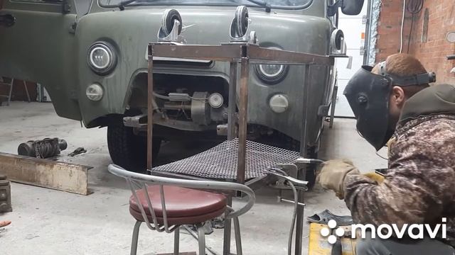 КРУТАЯ САМОДЕЛКА ДЛЯ ГАРАЖА ! Сварочная тележка. смотреть онлайн