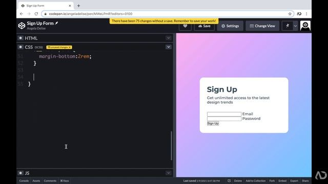 Sign Up Form HTML CSS | Create a Sign Up Form with Animated Input Fields