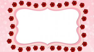 Футаж для текста Розы на розовом для монтажа.