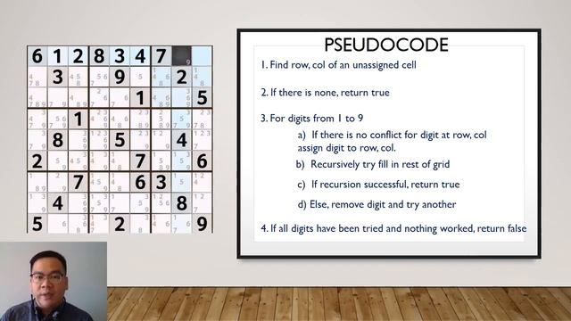 SUDOKU SOLVER (DEPTH FIRST SEARCH) смотреть онлайн