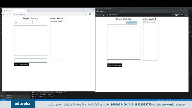 Real-time Chat Application Using Node.js & Socket IO  | Node.js Training | Edureka  Rewind - 5
