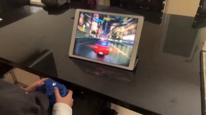 Asphalt 8 on 12.9 inch iPad gameplay