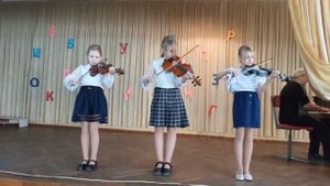 Ансамбль скрипачей младших классов "Солнышки" "По малину в сад пойдем"