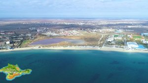 Республика Крым, Черноморское побережье Параолимпийский центр, г. Евпатория вид с квадрокоптера