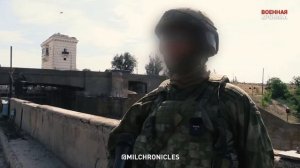 Эксклюзивные кадры работы Росгвардии в районе Каховской ГЭС.