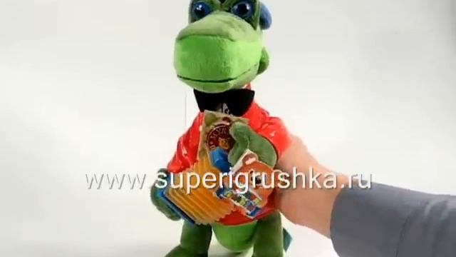 Мягкие игрушки Мульти Пульти Крокодил Гена 33 см смотреть онлайн