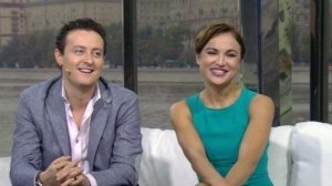 Маргарита Дробязко, Стас Ярушин о проекте "Леднико..." в эфире программы "Доброе утро" от 25.09.2014