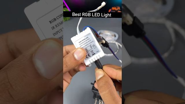 RGB LED Light Unboxing & Review | Best RGB LED strip light under ₹500 #hackerjp #shorts #homedecor