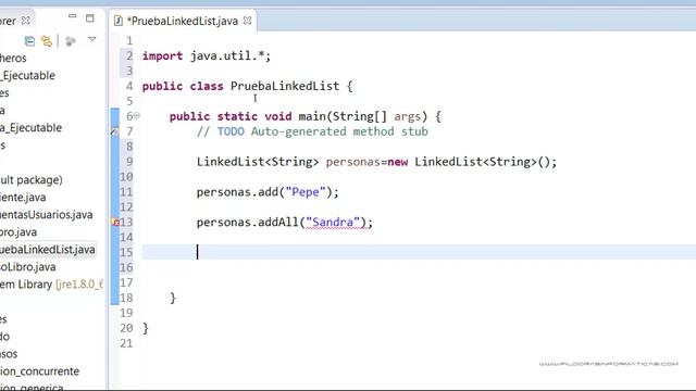 Curso Java. Colecciones VI LinkedList I. Vídeo 184 смотреть онлайн