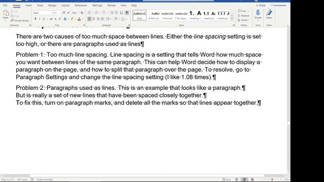 How to remove white space between lines in Word смотреть онлайн