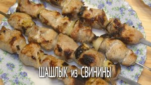 Шашлык из свинины. Готовим знаменитый шашлык СССР. Советский шашлык на скорую руку.