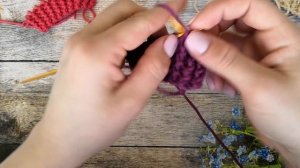 Вяжем спицами резинку "Хлебный колос". Необычная резинка спицами. Видео урок.