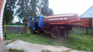ГАЗ 3307 или рабочий день АССЕНИЗАТОРЩИКА !