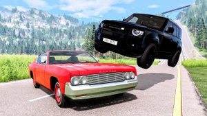 Автомобильные аварии на высокой скорости #120 - BeamNG Drive