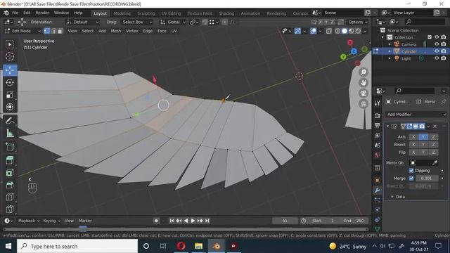 How to make a Stylized Low poly Bird in Blender 2.93 | Blender Beginner Tutorial