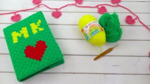 Совместник [Вязальная неделя] Вязовлог игрушки [Вязание крючком] Обложка для ежедневника крючком