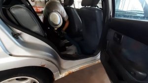 Peugeot 106. Ремонт днища и лонжеронов. Еще поездит. Разбор салона.